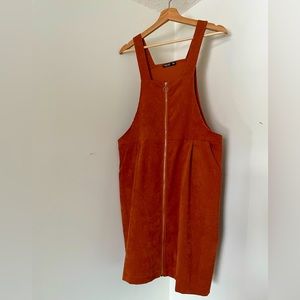 Cognac Brown Corduroy Shein Jumper